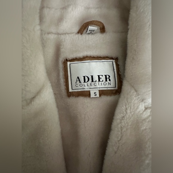 Adler Collection Vintage Shearling Lined Leather Jacket - S - Picture 3 of 15